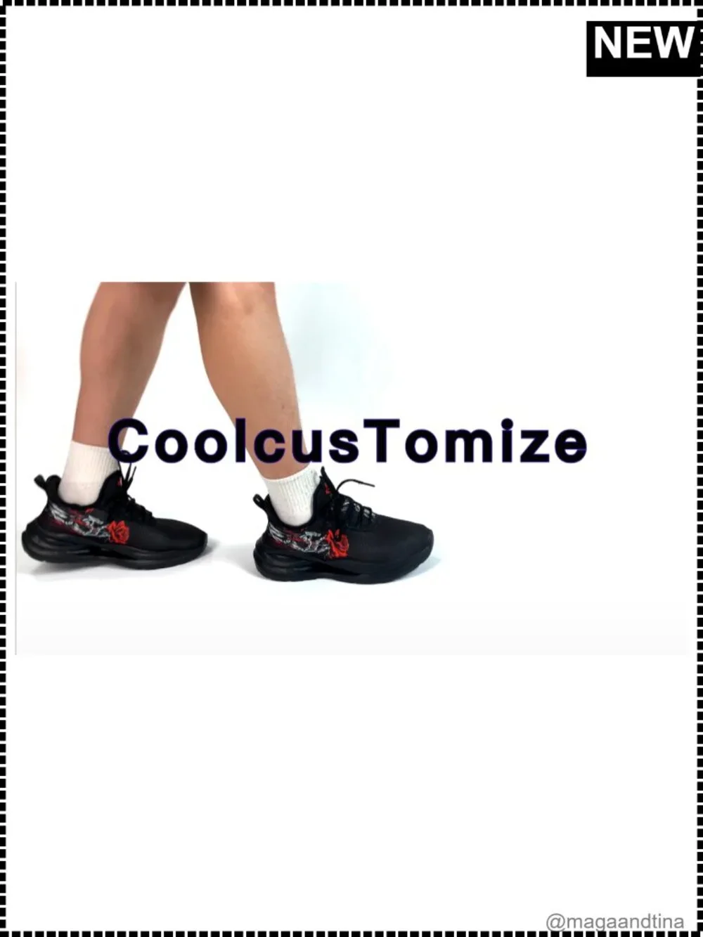 Skull Graphic Running Shoes Lightweight Cushioned Non Slip Breathable Mesh